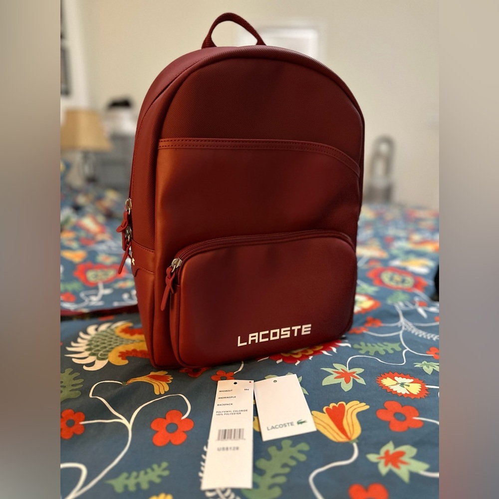 Lacoste backpack in Red